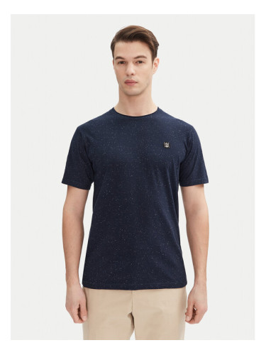 INDICODE Тишърт Carlsin 41-121 Тъмносин Regular Fit