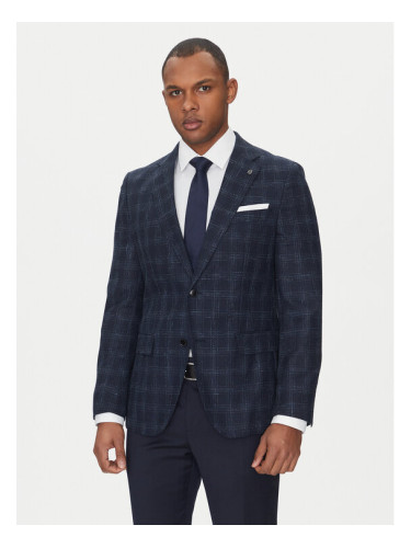 BOSS Сако H-Hutson-233 50535057 Тъмносин Slim Fit