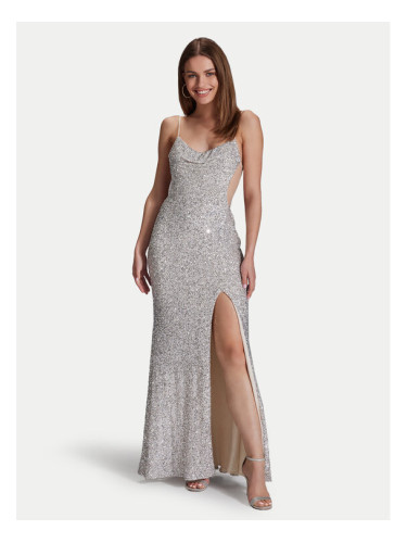 Hey Kyla Официална рокля 5AG070HK Сребрист Slim Fit
