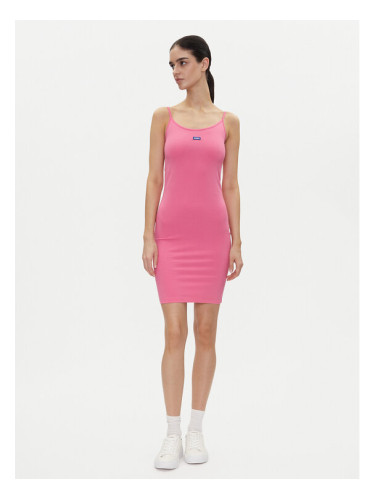 HUGO Ежедневна рокля Narya 50538896 Розов Slim Fit