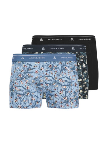 Jack & Jones Комплект 3 чифта боксерки Zach 12269695 Цветен