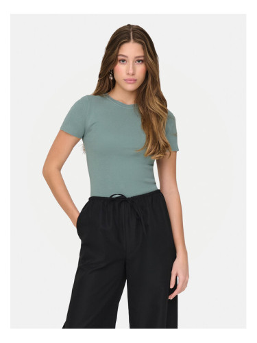 JDY Тишърт Cirkeline 15307860 Син Slim Fit