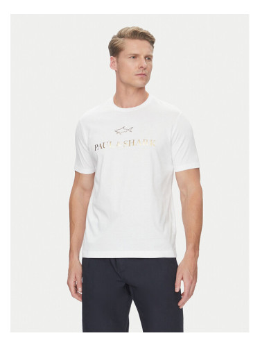 Paul&Shark Тишърт C0P1239 Бял Regular Fit
