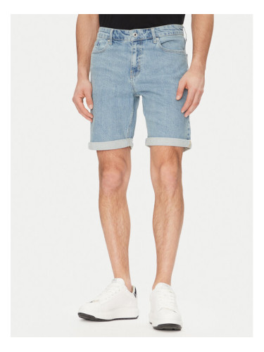 Karl Lagerfeld Jeans Дънкови шорти A2M10129 Син Slim Fit