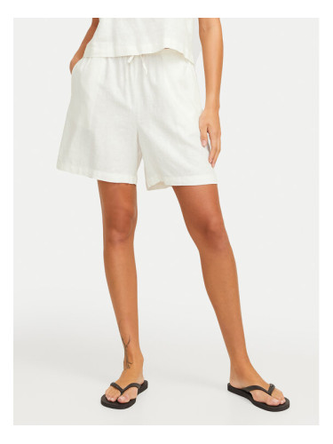 JJXX Шорти от плат Breeze 12269727 Бял Relaxed Fit