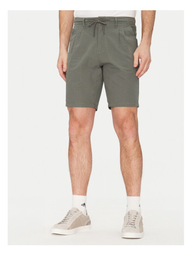 Only & Sons Шорти от плат Leo 22028301 Зелен Regular Fit