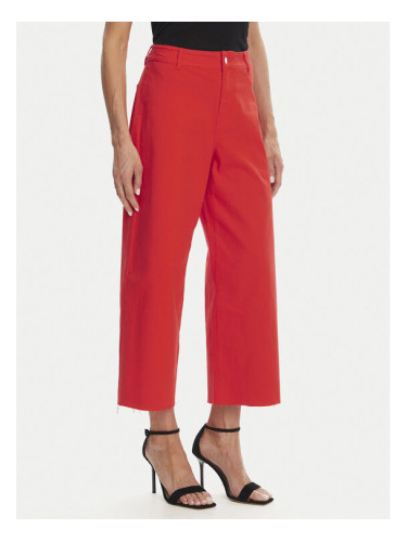 Vero Moda Панталони тип кюлоти Wild Kayla 10307837 Червен Wide Leg