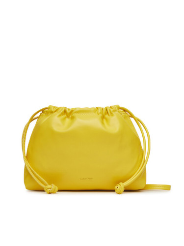 Calvin Klein Jeans Дамска чанта Drawstring Crossbody26 LV04K3060G Жълт