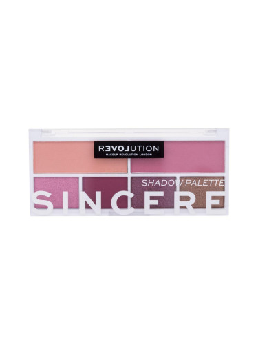 Makeup Revolution London Colour Play Shadow Palette Сенки за очи за жени 5,2 гр Нюанс Sincere