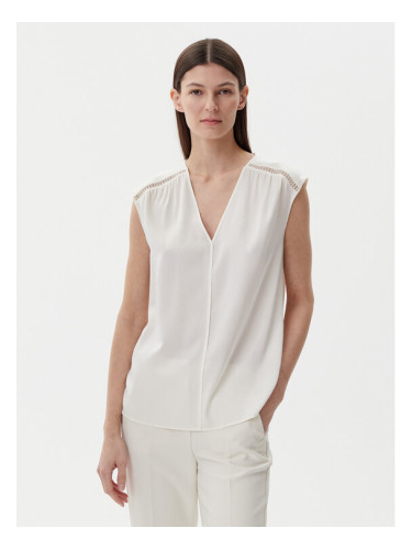 BOSS Блуза Binadi 50540616 Бял Relaxed Fit
