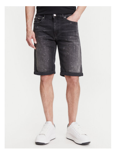 KARL LAGERFELD Дънкови шорти 265820 552832 Черен Slim Fit