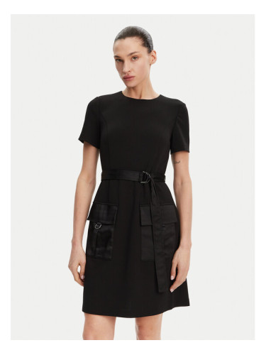 DKNY Ежедневна рокля DD4J1E45 Черен Slim Fit