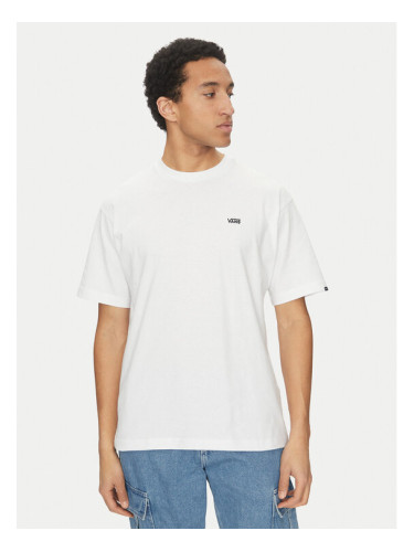 Vans Тишърт Left Chest II VN000P1P Бял Loose Fit