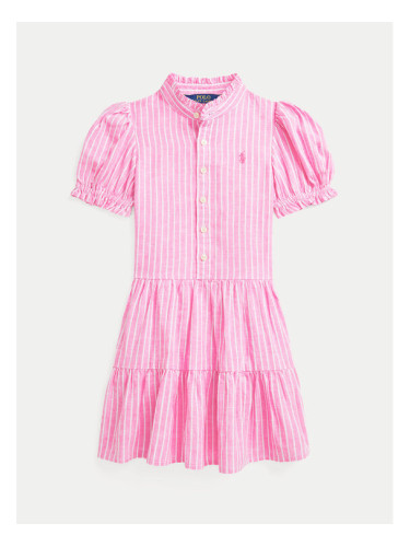 Polo Ralph Lauren Рокля тип риза 312964281001 Розов Regular Fit