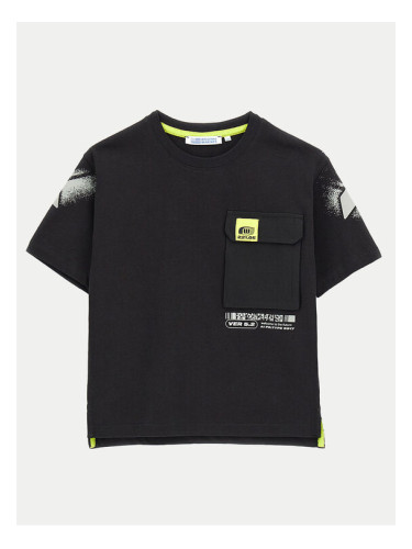 Original Marines Тишърт DFP4037YM Черен Regular Fit