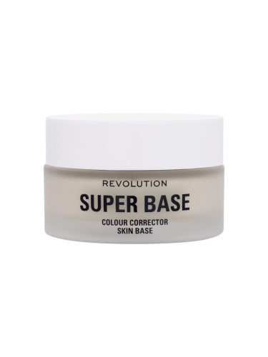Makeup Revolution London Superbase Green Colour Corrector Skin Base Основа за грим за жени 25 ml