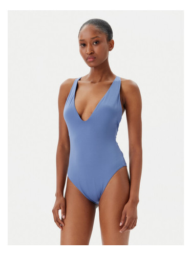 Calvin Klein Swimwear Бански костюм KW0KW02798 Син