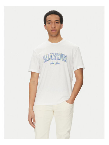 Jack & Jones Тишърт Detroit 12268441 Бял Relaxed Fit