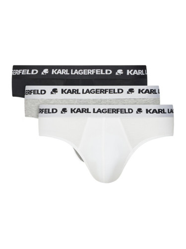 KARL LAGERFELD Комплект 3 чифта слипове A1M47152 Цветен