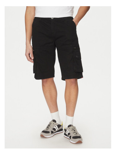 Alpha Industries Шорти от плат 136250 Черен Regular Fit