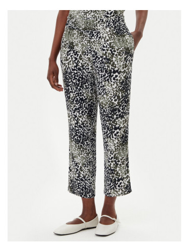 Olsen Текстилни панталони 14002411 Зелен Regular Fit