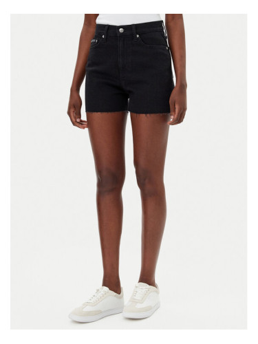 Calvin Klein Jeans Дънкови шорти J20J225154 Черен Mom Fit
