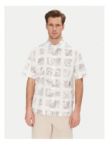 Resteröds Риза Bron 10251 7411 Бял Regular Fit