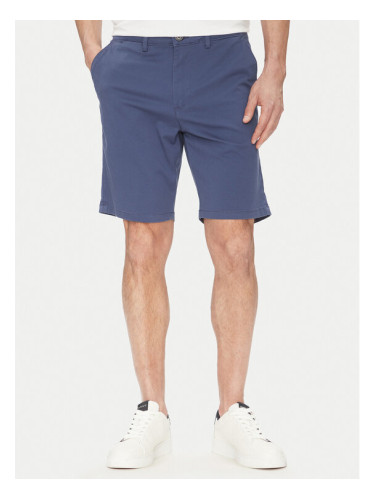 Selected Homme Шорти от плат Miles 16092329 Тъмносин Slim Fit