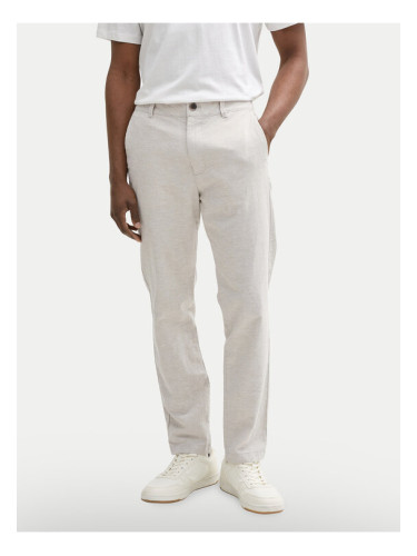 Tom Tailor Denim Текстилни панталони 1044843 Бежов Tapered Fit