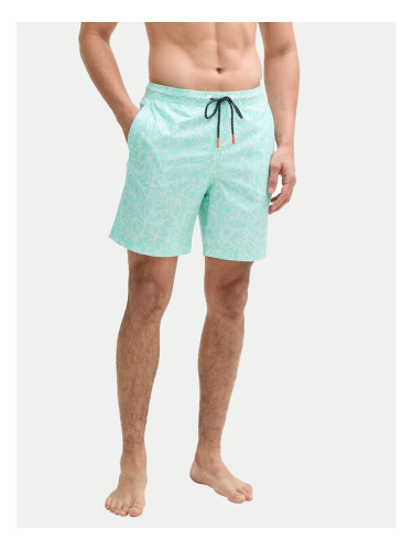 Tom Tailor Плувни шорти 1045070 Зелен Regular Fit