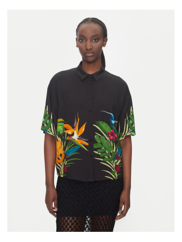 Desigual Риза Artemisa 25SWCW39 Черен Regular Fit