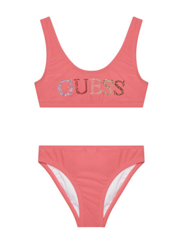 Guess Бански костюм J5GZ00 KCA60 Розов