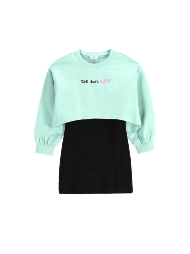 Coccodrillo Ежедневна рокля WC5129102CGJ Зелен Slim Fit