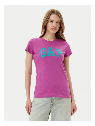 Gap Тишърт 776775-07 Виолетов Regular Fit