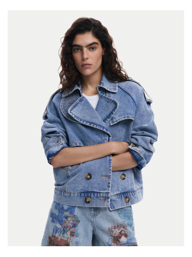 Desigual Дънково яке Ontario 25SWED57 Син Regular Fit