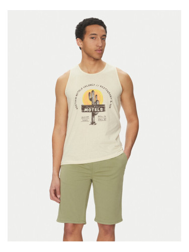 Blend Мъжки топ 20718290 Бежов Regular Fit