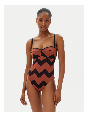 Chantelle Бански костюм C17RUK A04br Кафяв