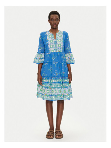 Iconique Лятна рокля IC25-091 Син Regular Fit