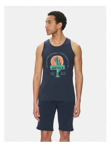 Blend Мъжки топ 20718290 Тъмносин Regular Fit