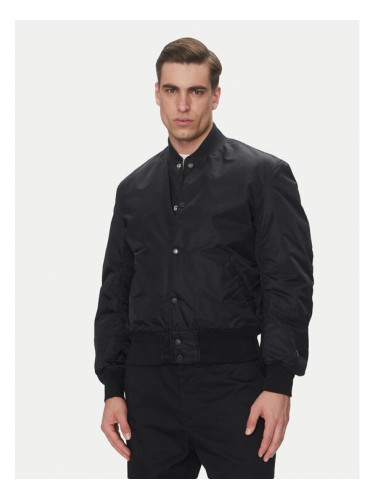 Schott NYC Яке бомбър Sporting Черен Oversize