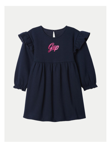 Gap Ежедневна рокля 645433 Тъмносин Regular Fit