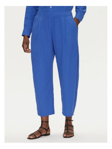 Gap Текстилни панталони 713952-05 Син Regular Fit