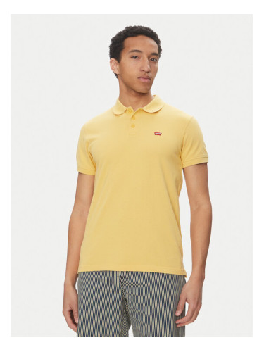 Levi's® Тениска с яка и копчета 35883-0231 Жълт Regular Fit