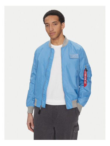 Alpha Industries Яке бомбър MA-1 TTC Two Tone 126101 Син Regular Fit