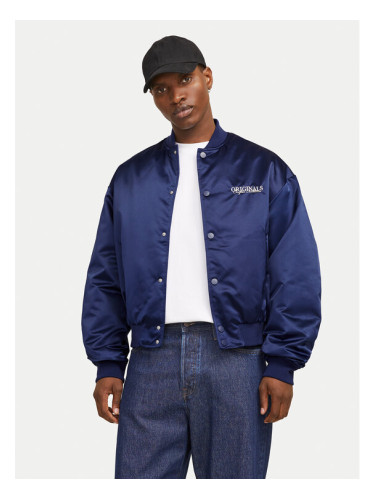 Jack & Jones Яке бомбър Boston 12272869 Син Regular Fit
