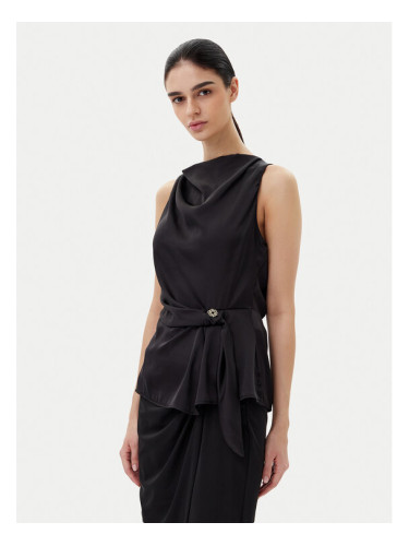 Rinascimento Блуза CFC0019901002 Черен Regular Fit