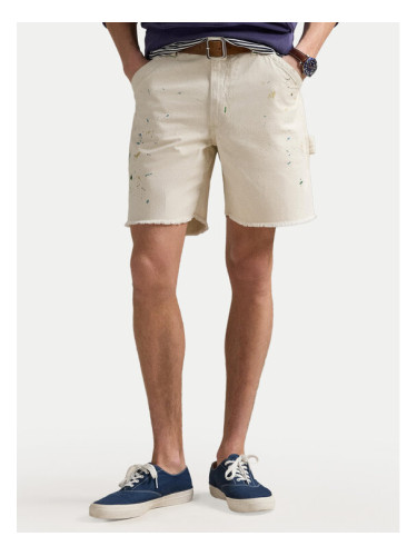 Polo Ralph Lauren Шорти от плат 710963172001 Бял Relaxed Fit