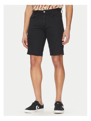 Blend Дънкови шорти 20718128 Черен Regular Fit