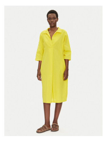 Iconique Лятна рокля IC25-093 Жълт Regular Fit