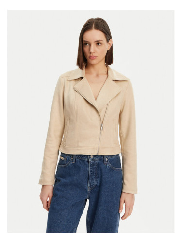 Noisy May Яке от имитация на кожа Abby 27033110 Бежов Regular Fit